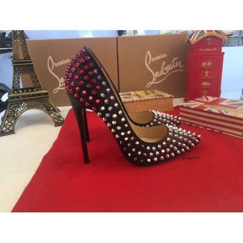 Christian Louboutin So Kate Spikes Veau Velours 